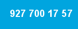 927 700 17 57